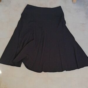 Christopher & Banks Black A-Line Skirt